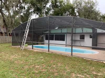 Pool Enclosure Rescreening